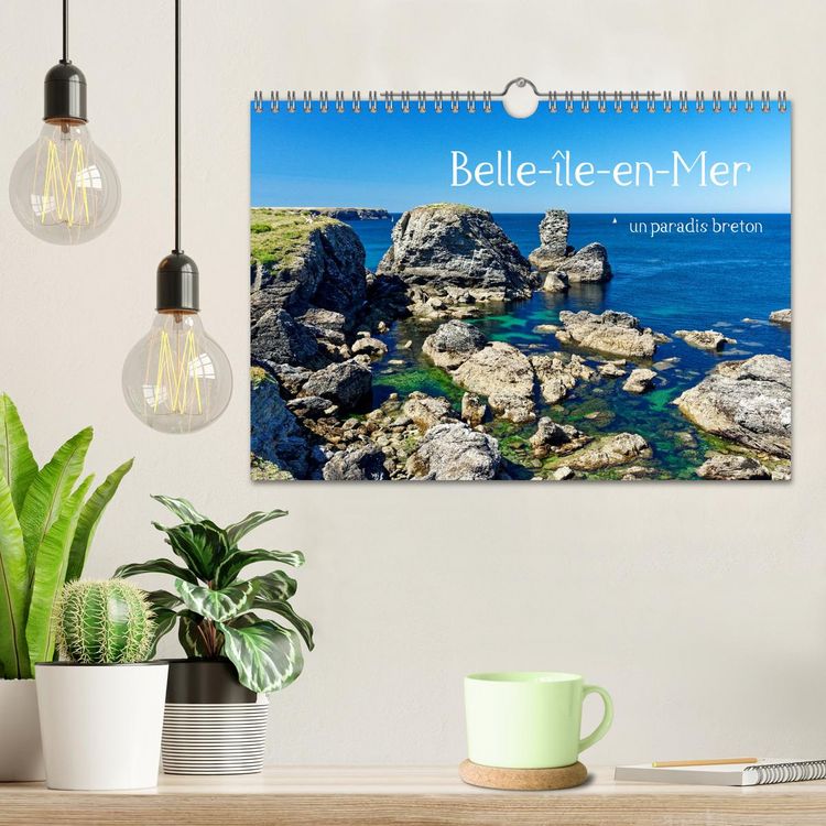 Produktbild: Belle-&icirc;le-en-Mer - un paradis breton (Calendrier mural 2026 DIN A4 vertical), CALVENDO calendrier mensuel