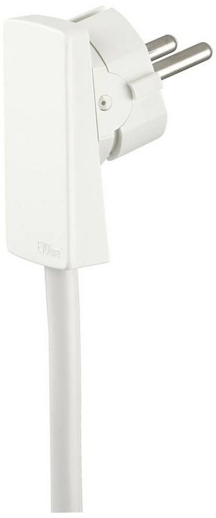 Produktbild: EVOline 1512 0015 1300 Strom Anschlusskabel Wei&szlig; 1.5m