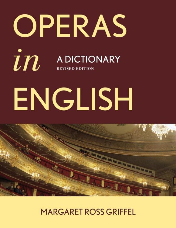 Produktbild: Operas in English: A Dictionary