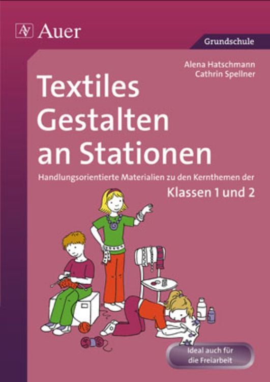 Produktbild: Textiles Gestalten an Stationen 1/2