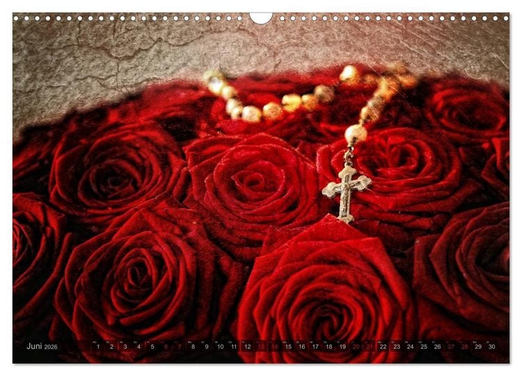 Produktbild: Gothic Rose - Rosen aus dem Garten der Finsternis (Wandkalender 2026 DIN A3 quer), CALVENDO Monatskalender