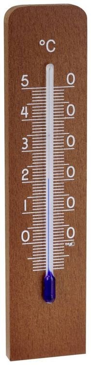 Produktbild: TFA Dostmann Analoges Innenthermometer Thermometer Nussbaum 12.1057.03