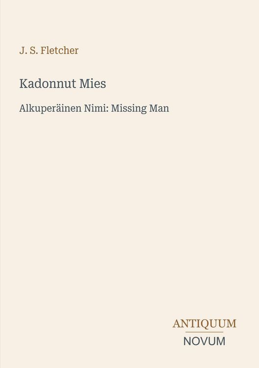 Produktbild: Kadonnut Mies
