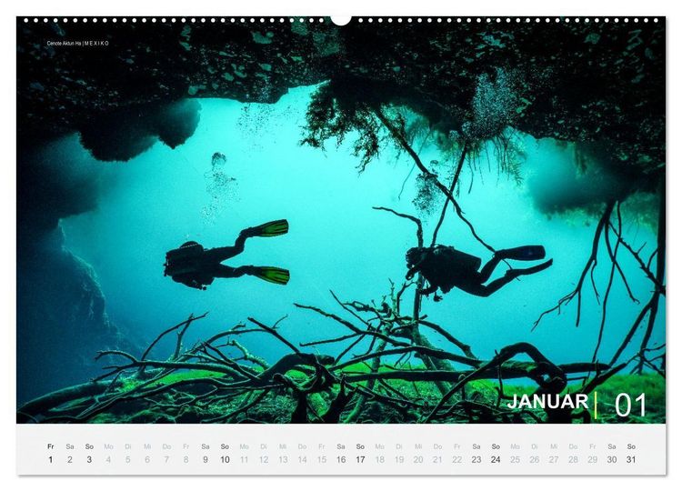 Produktbild: Einfach Tauchen - Wunderbare Tauchpl&auml;tze und Korallenriffe (Wandkalender 2027 DIN A2 quer), CALVENDO Monatskalender