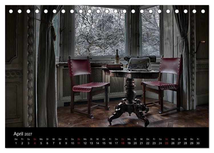 Produktbild: Geheimnisvolle Orte - Lost Places (Tischkalender 2027 DIN A5 quer), CALVENDO Monatskalender