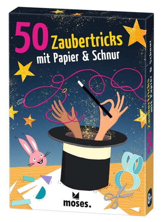 Produktbild: 50 Zaubertricks mit Papier und Schnur