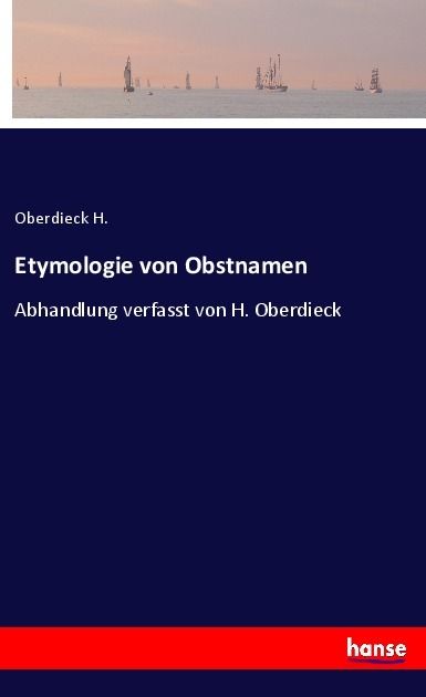 Produktbild: Etymologie von Obstnamen