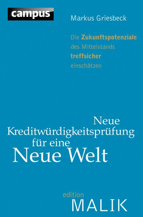 Produktbild: Neue Kreditw&uuml;rdigkeitspr&uuml;fung f&uuml;r eine Neue Welt