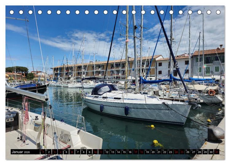 Produktbild: Grado im Fr&uuml;hsommer (Tischkalender 2026 DIN A5 quer), CALVENDO Monatskalender