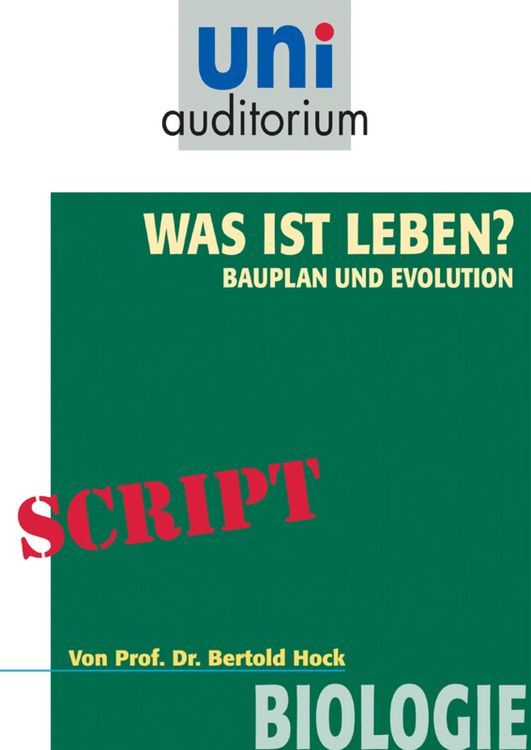 Produktbild: Was ist das Leben? Bauplan und Evolution