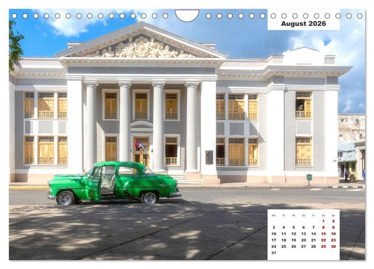 Produktbild: Kubas Oldtimer (Wandkalender 2026 DIN A4 quer), CALVENDO Monatskalender