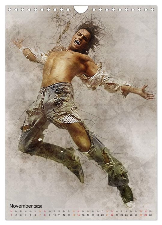 Produktbild: Streetdance - Dynamik pur (Wandkalender 2026 DIN A4 hoch), CALVENDO Monatskalender