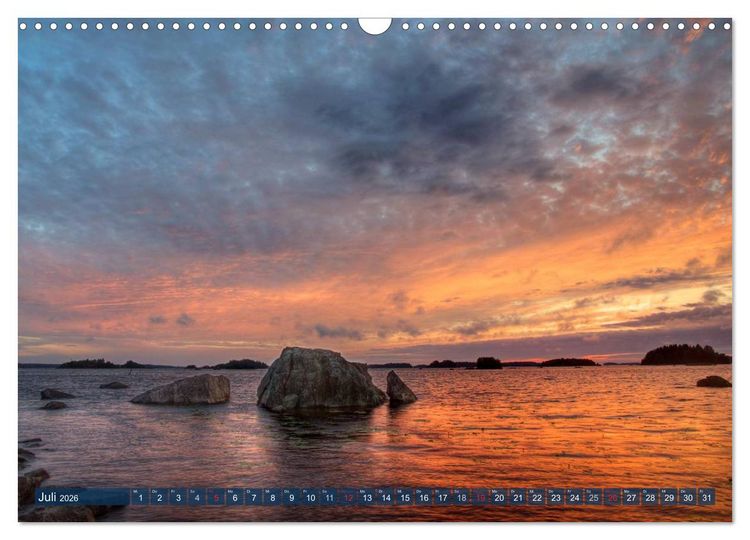 Produktbild: Suomi &ndash; Finnland (Wandkalender 2026 DIN A3 quer), CALVENDO Monatskalender