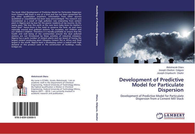 Produktbild: Development of Predictive Model for Particulate Dispersion