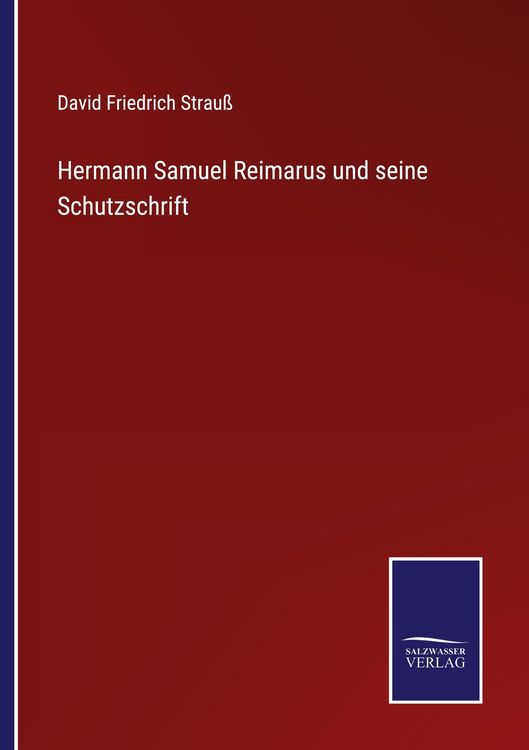 Produktbild: Hermann Samuel Reimarus und seine Schutzschrift