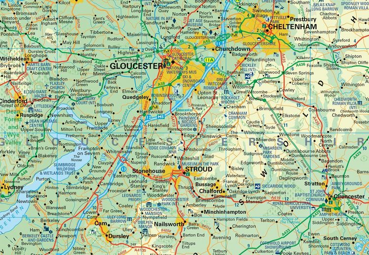 Produktbild: Cotswolds Pocket Map
