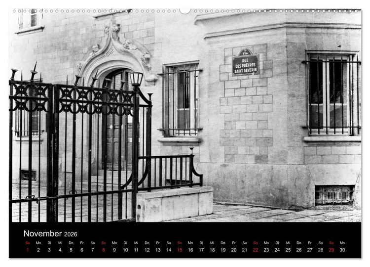 Produktbild: Streifzug durch Paris (hochwertiger Premium Wandkalender 2026 DIN A2 quer), Kunstdruck in Hochglanz