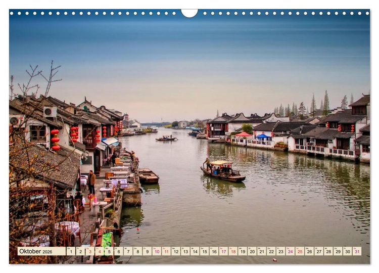 Produktbild: St&auml;dte der Welt - Shanghai (Wandkalender 2026 DIN A3 quer), CALVENDO Monatskalender