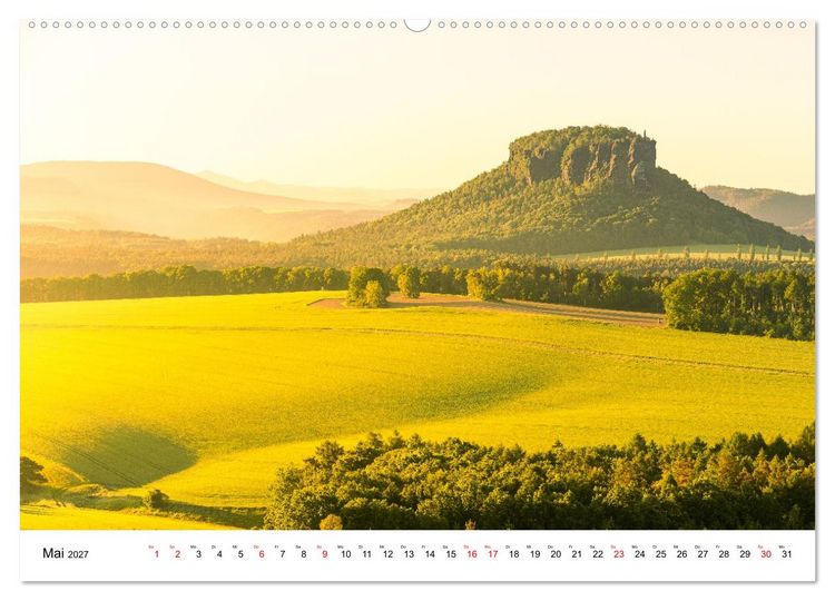 Produktbild: S&auml;chsische Schweiz - Wandern im Elbsandsteingebirge (hochwertiger Premium Wandkalender 2027 DIN A2 quer), Kunstdruck in Hochglanz
