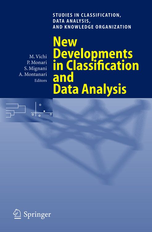 Produktbild: New Developments in Classification and Data Analysis