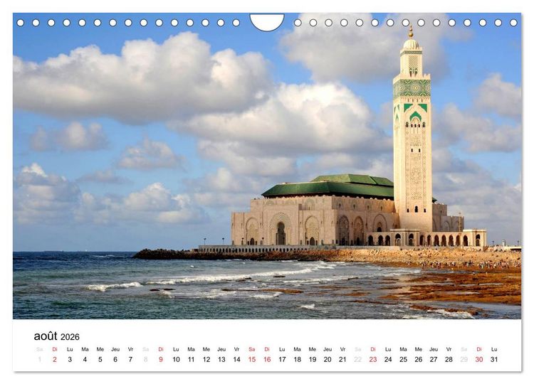 Produktbild: Maroc Au fil de l'eau (Calendrier mural 2026 DIN A4 vertical), CALVENDO calendrier mensuel