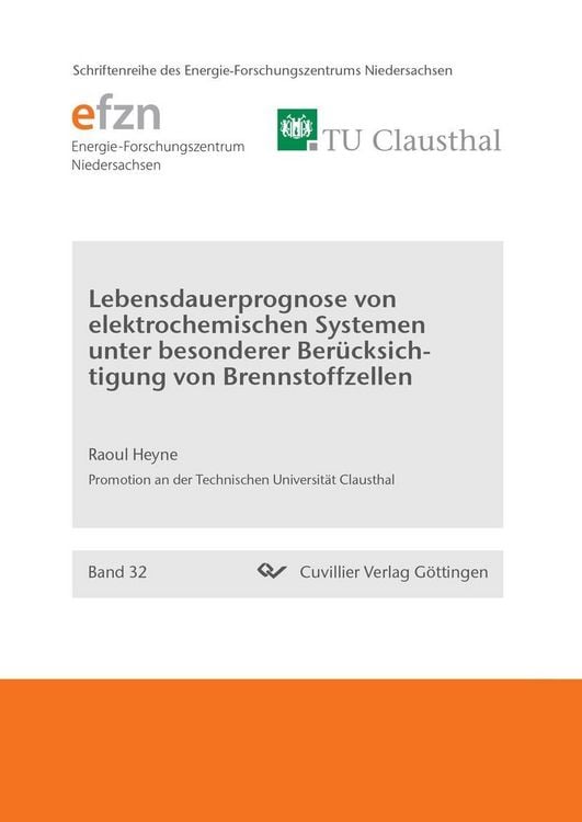 Bild vom Artikel Lebensdauerprognose von elektrochemischen Systemen unter besonderer Berücksichtigung von Brennstoffzellen vom Autor 