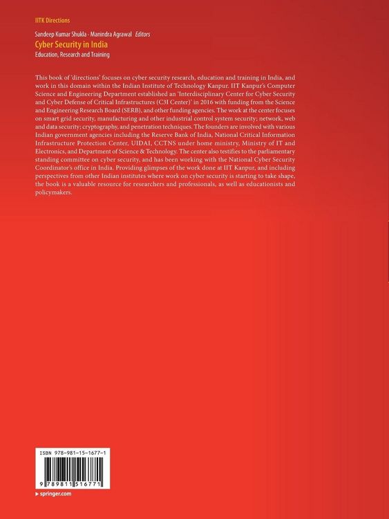 Produktbild: Cyber Security in India