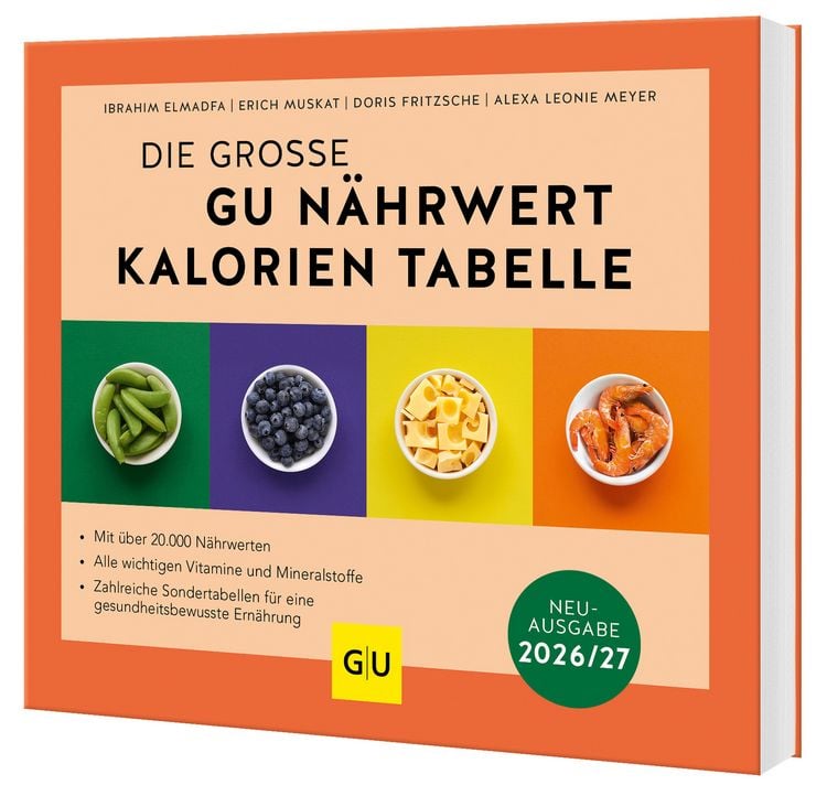 Bild vom Artikel Die große GU Nährwert-Kalorien-Tabelle 2026/27 vom Autor Ibrahim Elmadfa