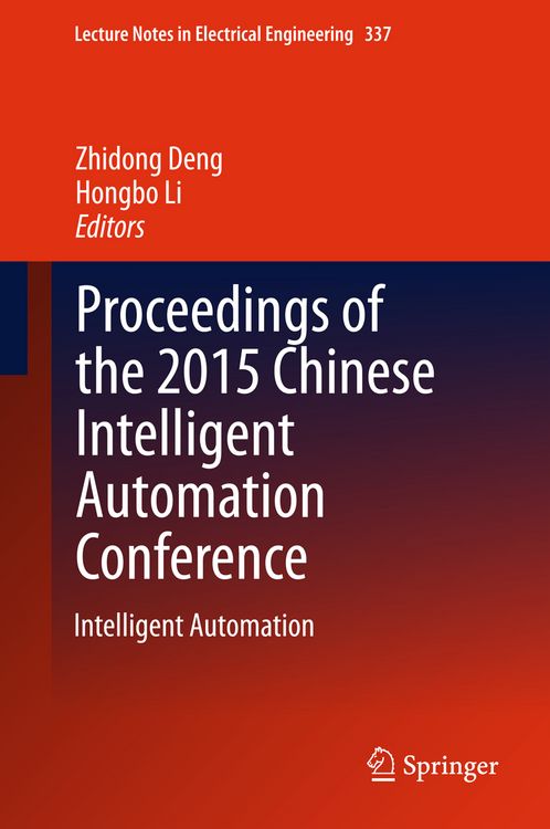 Produktbild: Proceedings of the 2015 Chinese Intelligent Automation Conference