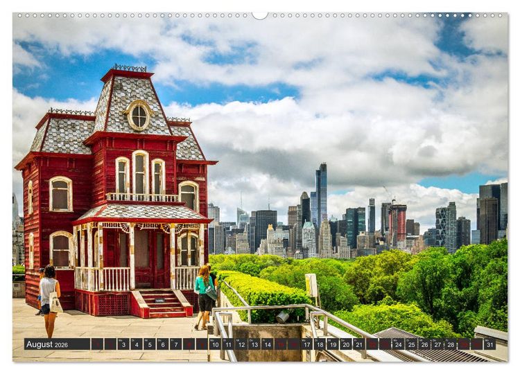 Produktbild: Stadtansichten New York (Wandkalender 2026 DIN A2 quer), CALVENDO Monatskalender