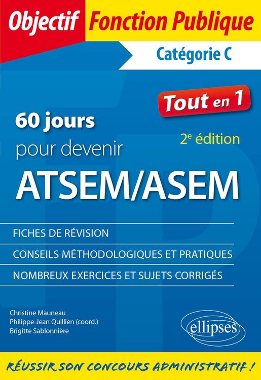 Produktbild: 60 jours pour devenir ATSEM/ASEM - 2e &eacute;dition