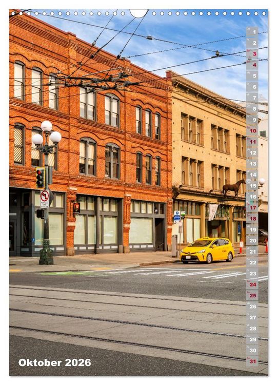 Produktbild: SEATTLE Imposante Stadt- und Naturimpressionen (Wandkalender 2026 DIN A3 hoch), CALVENDO Monatskalender