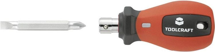 Produktbild: TOOLCRAFT Werkstatt 8 in 1 Schraubendreher mit Wendebit