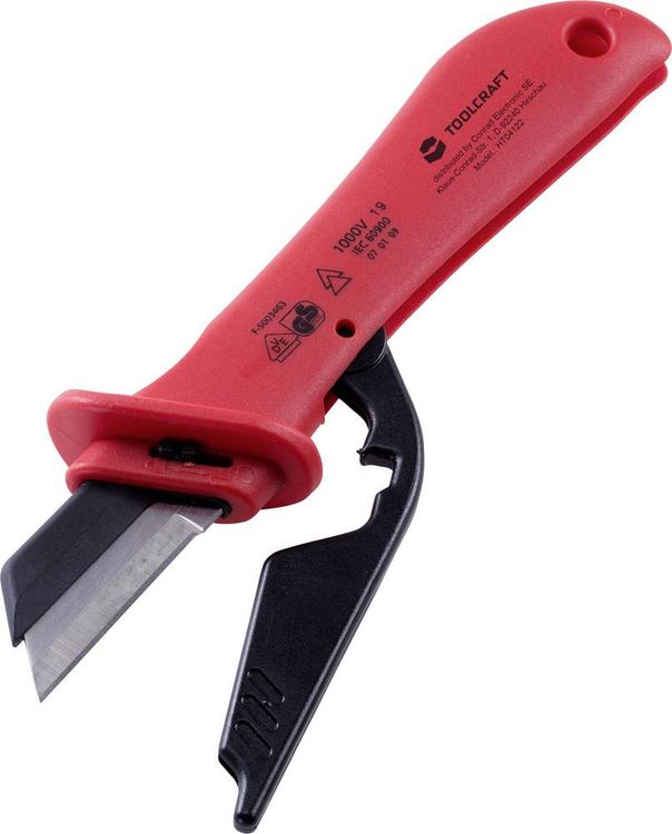 Produktbild: TOOLCRAFT TO-6377928 Ersatzschneiden Geeignet f&uuml;r Installationsleitungen, Leiter 4St.