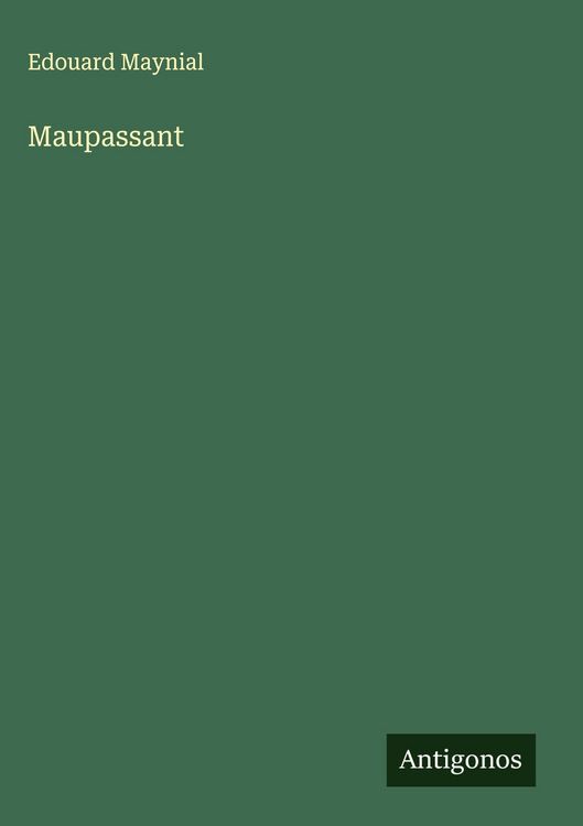 Produktbild: Maupassant