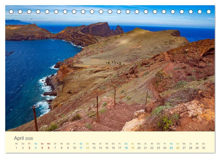 Produktbild: Wanderwege - zu Fu&szlig; in Europa (Tischkalender 2026 DIN A5 quer), CALVENDO Monatskalender