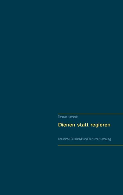 Produktbild: Dienen statt regieren