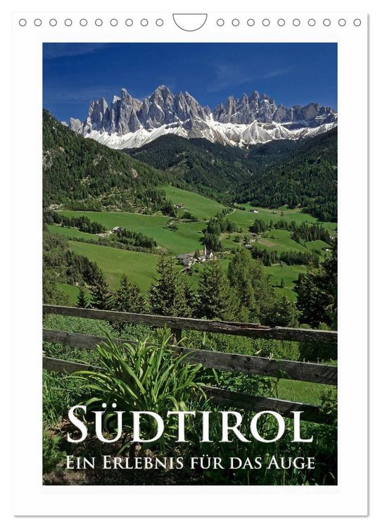 Produktbild: S&uuml;dtirol - Ein Erlebnis f&uuml;r das Auge (Wandkalender 2026 DIN A4 hoch), CALVENDO Monatskalender