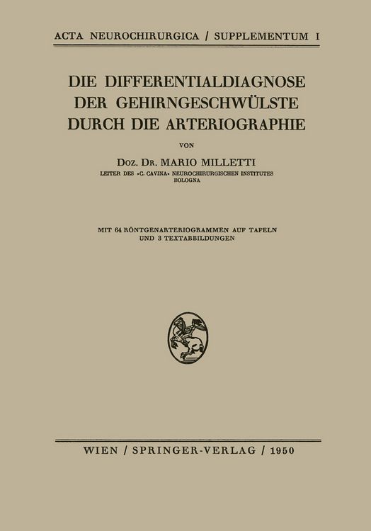 Produktbild: Die Differentialdiagnose der Gehirngeschw&uuml;lste Durch die Arteriographie