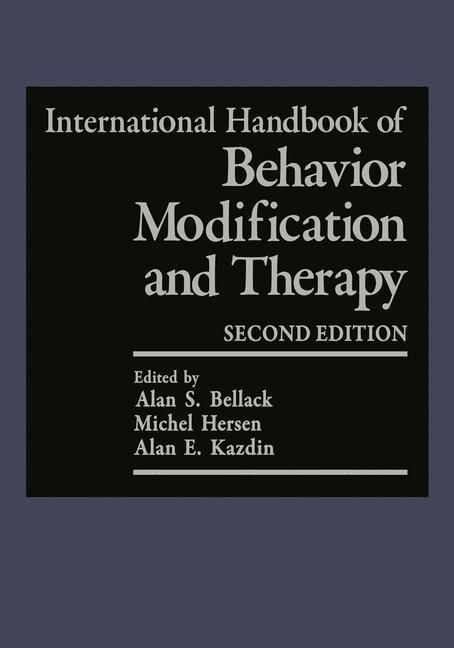 Produktbild: International Handbook of Behavior Modification and Therapy