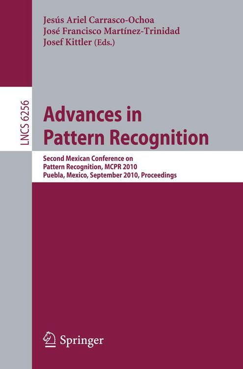 Produktbild: Advances in Pattern Recognition