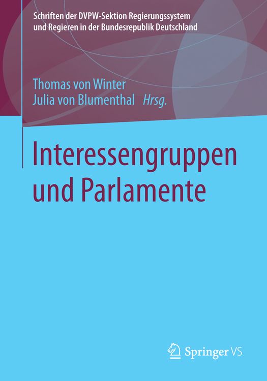 Produktbild: Interessengruppen und Parlamente