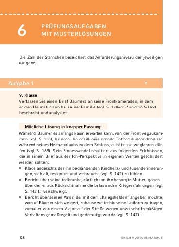 Produktbild: Im Westen nichts Neues von Erich Maria Remarque - Textanalyse und Interpretation