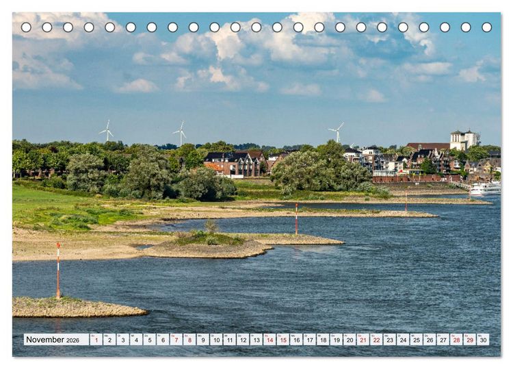 Produktbild: Der Rhein (Tischkalender 2026 DIN A5 quer), CALVENDO Monatskalender