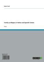 Produktbild: Family as Allegory in Italian and Spanish Cinema