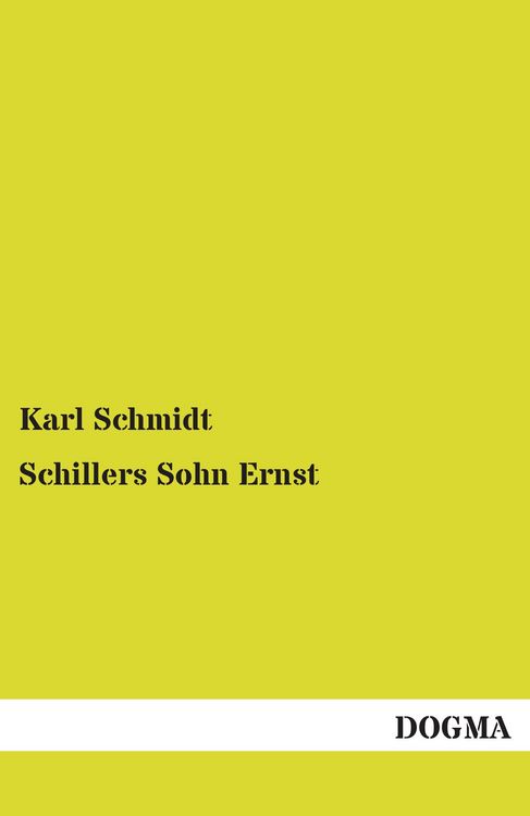 Produktbild: Schillers Sohn Ernst