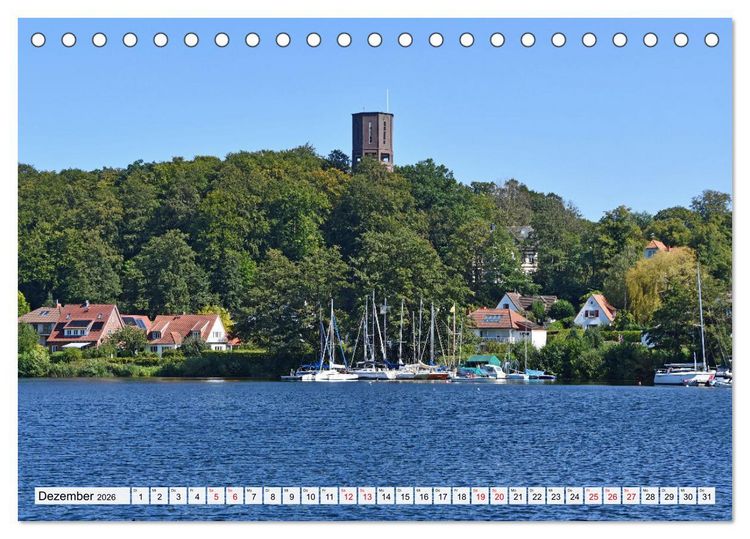 Produktbild: RATZEBURG und M&Ouml;LLN (Tischkalender 2026 DIN A5 quer), CALVENDO Monatskalender