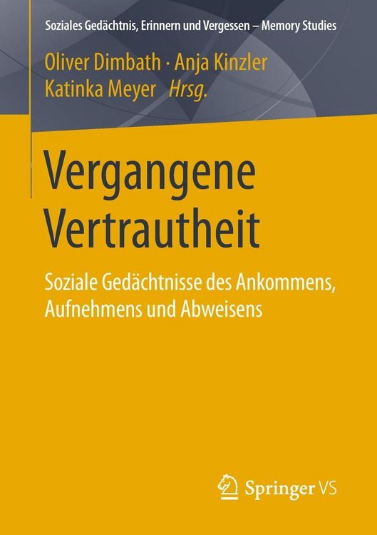 Produktbild: Vergangene Vertrautheit