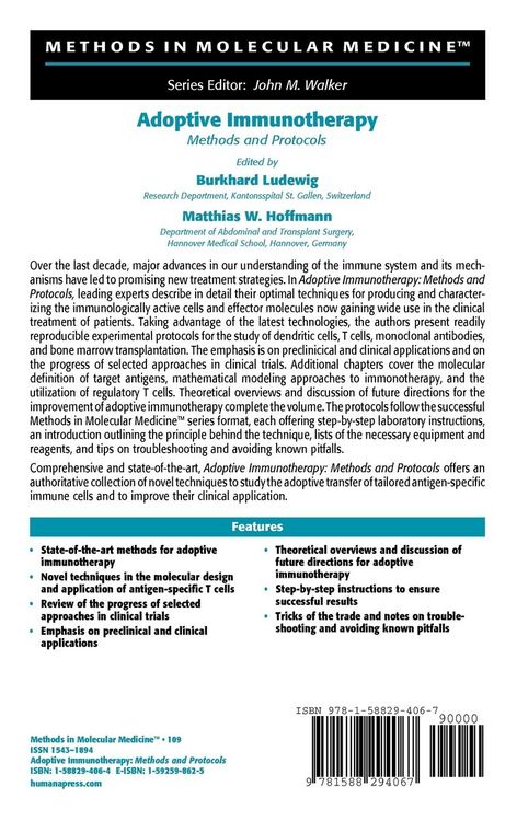 Produktbild: Adoptive Immunotherapy