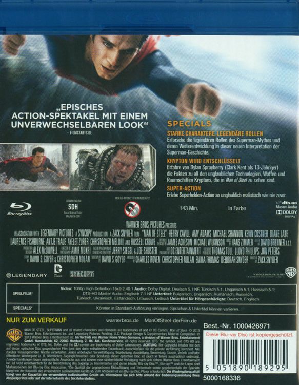 Produktbild: Man of Steel